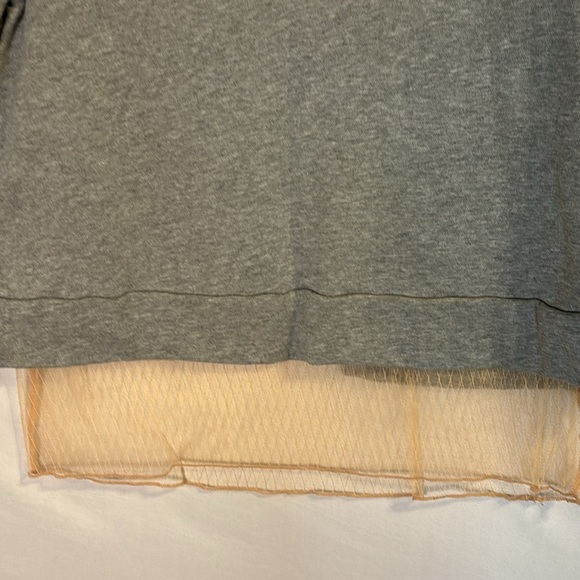 Dance & Marvel Sweatshirt Lace Top Size Small - Picture 2 of 6